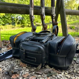 SWATCOM Black Leather Range Bag - Image 4